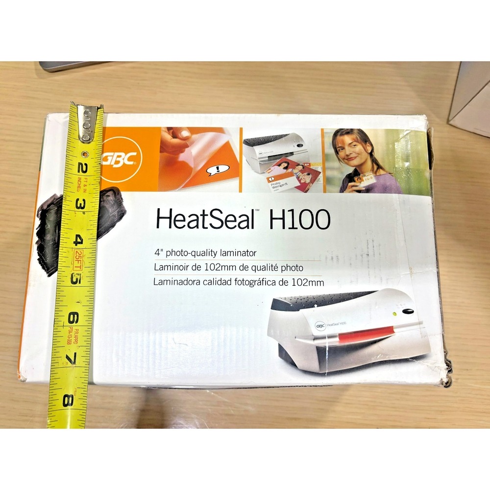 GBC HeatSeal H100 Laminator 4"  ID Photo Quality Hot Cold Laminating Machine
